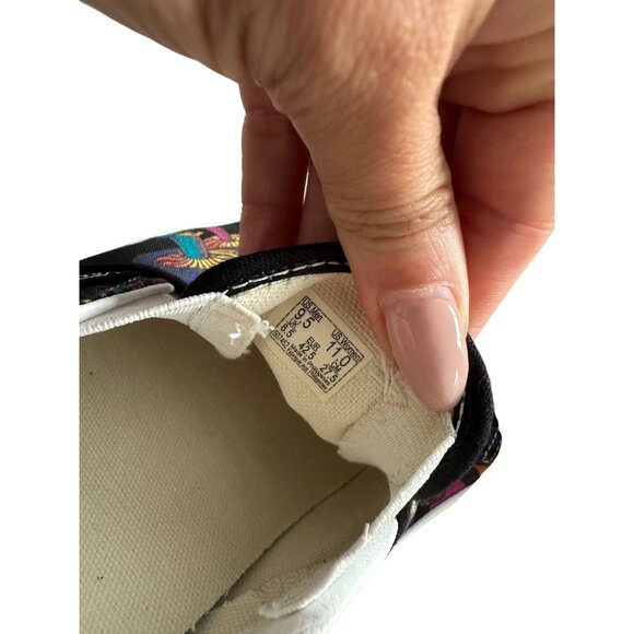 VANS Trippy Drip Psychedelic Slip On Sneakers Mens 9.5 / Women's 11 - Picture 3 of 9